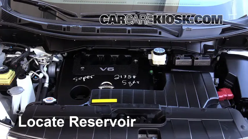 2012 Nissan Quest SV 3.5L V6 Windshield Washer Fluid